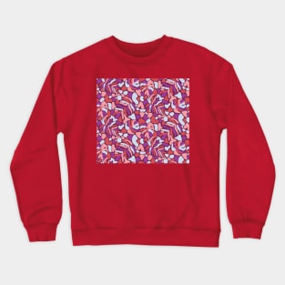 Matisse Burgundy Tropical Leaves Crewneck Sweatshirt